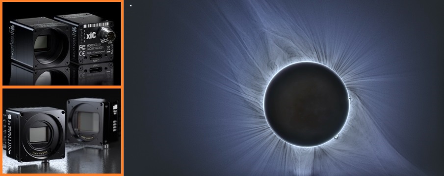 天文爱好者使用XIMEA科学级相机拍摄出精彩的日食图像